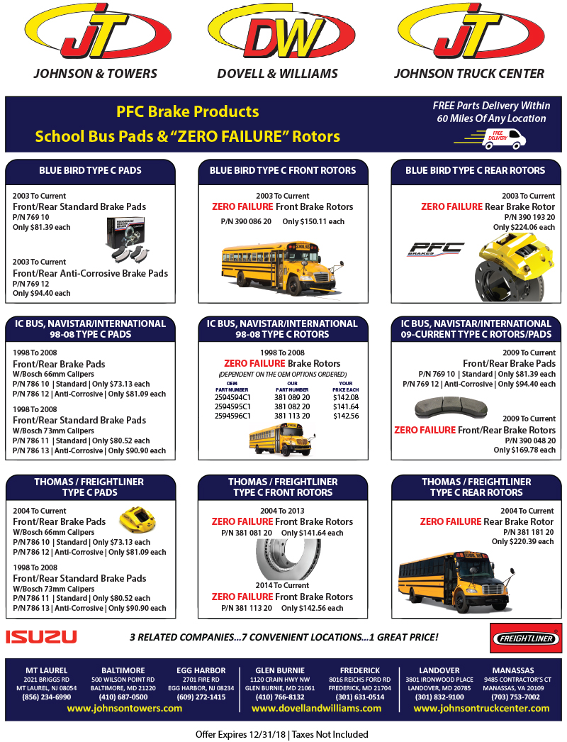 2018 Constant Contact PFC Brake Promotions