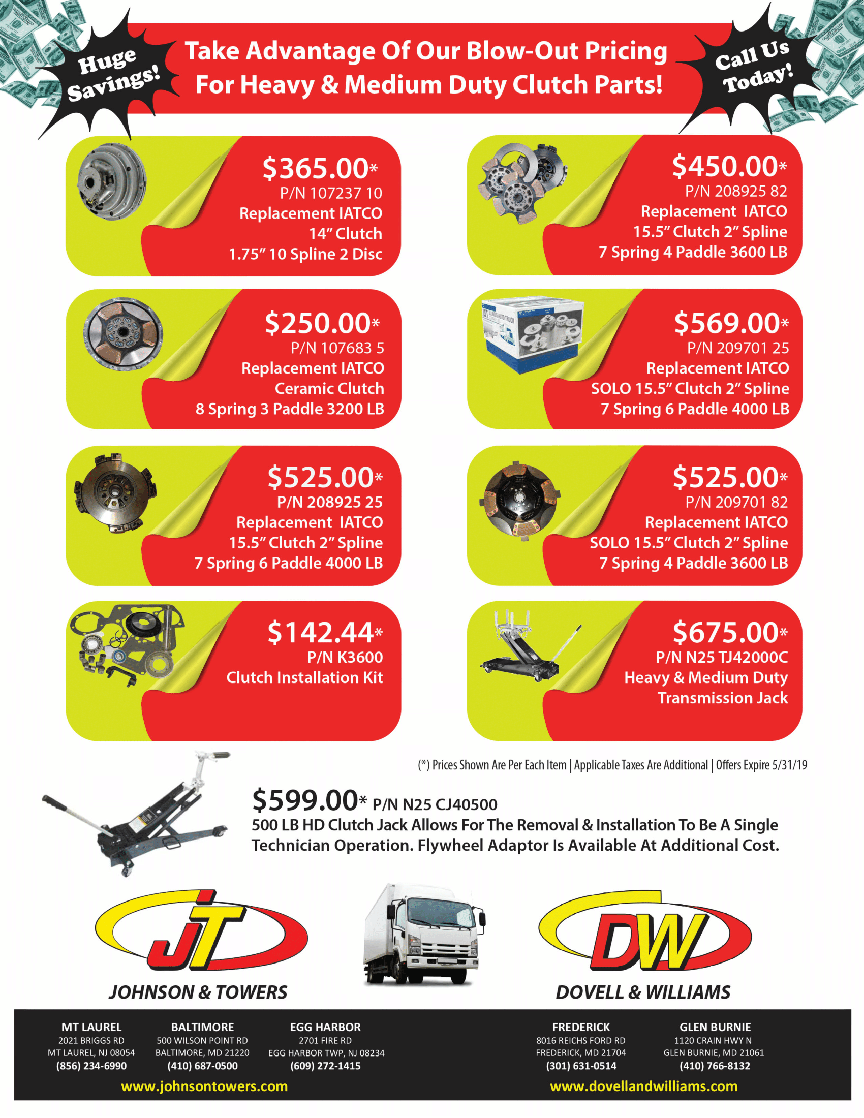 Clutch service 2025 cost