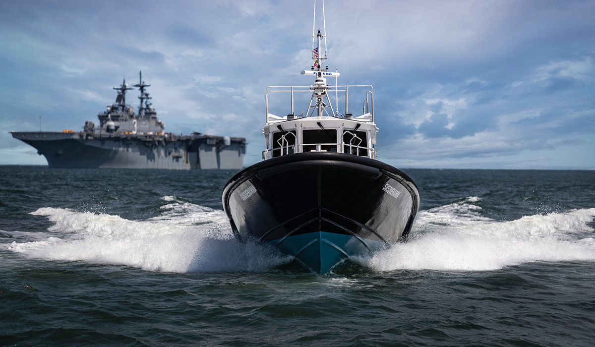 Photo of Susquehanna pilot boat running