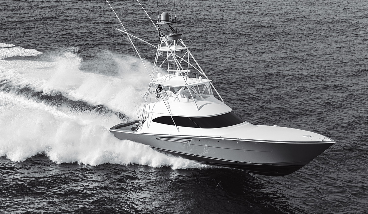 Photo of Viking 64 yacht running on water